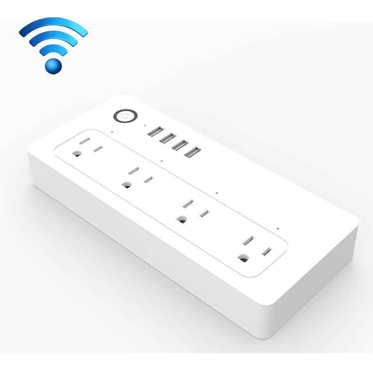 XS-A24 WiFi Smart Power Plug Socket Wireless Remote Control Timer Power Switch with USB Port, Compatible with Alexa and Google Home, Support iOS and Android, US Plug - Smart Socket by PMC Jewellery | Online Shopping South Africa | PMC Jewellery