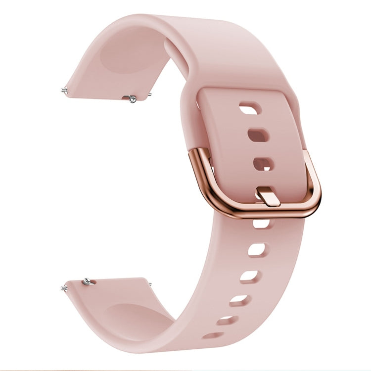 Smart Watch Electroplated Buckle Watch Band for Galaxy Watch Active(Pink) - Watch Bands by PMC TechLife | Online Shopping South Africa | PMC TechLife | Buy Now Pay Later Mobicred