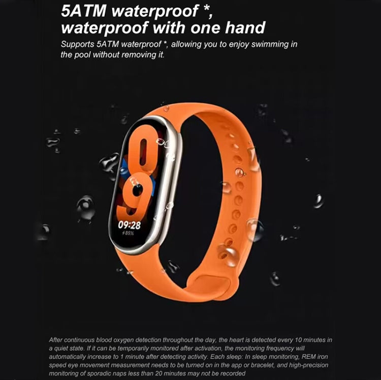 Xiaomi Mi Band 8 1.62 inch AMOLED Screen 5ATM Waterproof Smart Watch, Support Blood Oxygen / Heart Rate Monitor (Black) - Smart Wear by Xiaomi | Online Shopping South Africa | PMC Jewellery