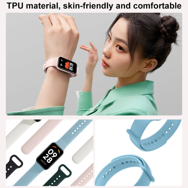 Original For Xiaomi Redmi Band 2 TPU Colorful Watch Band (Pink) - Watch Bands by Xiaomi | Online Shopping South Africa | PMC Jewellery