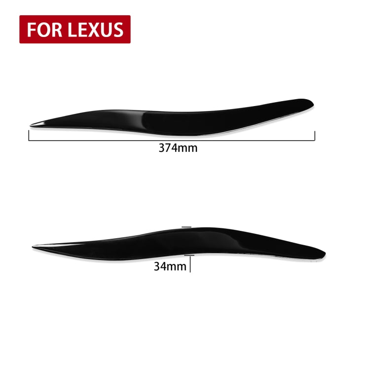 Car ABS Light Eyebrow For Lexus IS250/300 2006-2012 - Lamp Decoration by PMC TechLife | Online Shopping South Africa | PMC TechLife