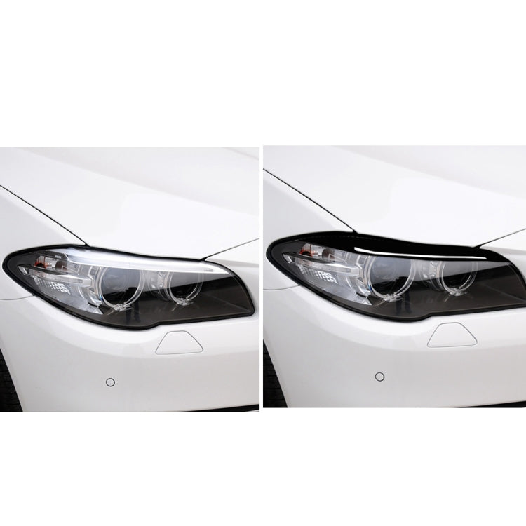 For BMW 5 Series F10 2014-2016 Car Lamp Eyebrow Decorative Sticker,Left and Right Drive Universal - Decorative Strip by PMC Jewellery | Online Shopping South Africa | PMC Jewellery