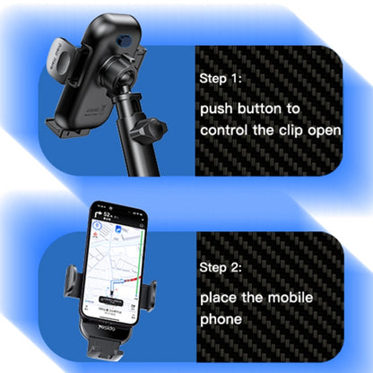 Yesido C197 15W 2 in 1 Suction Cup Type Wireless Charging Car Holder Set (Black) - Wireless Charger Holders by Yesido | Online Shopping South Africa | PMC Jewellery | Buy Now Pay Later Mobicred