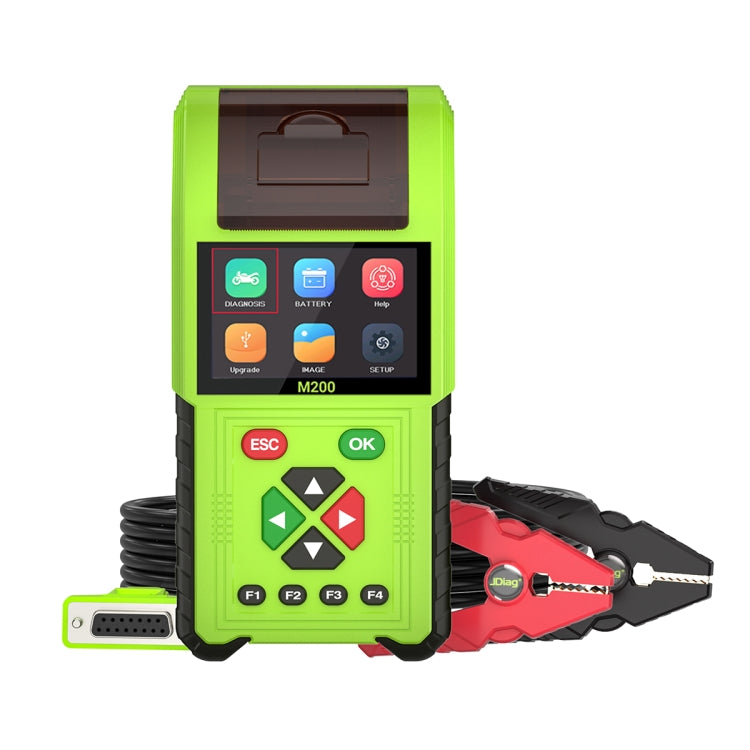 JDiag M200 8V-30V OBD Motorcycles Diagnostic Instrument with Data Printing, Full Version - Code Readers & Scan Tools by PMC Jewellery | Online Shopping South Africa | PMC Jewellery