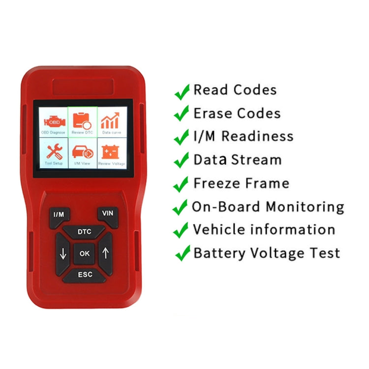 TK209 Car Mini Code Reader OBD2 Fault Detector Diagnostic Tool - Code Readers & Scan Tools by PMC Jewellery | Online Shopping South Africa | PMC Jewellery