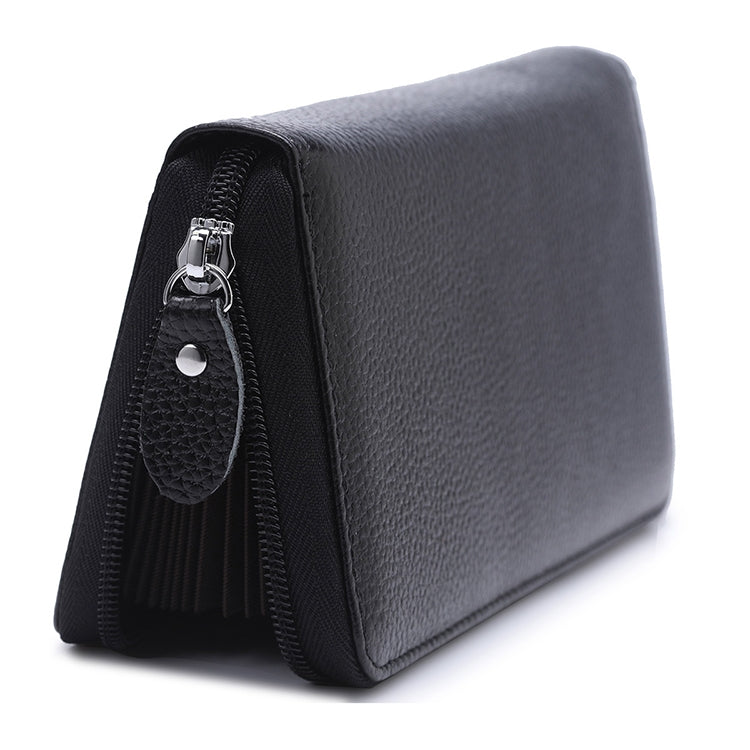 902 Antimagnetic RFID Litchi Texture Women Large Capacity Hand Wallet Purse Phone Bag with Card Slots(Coffee) - Antimagnetic RFID Package by PMC Jewellery | Online Shopping South Africa | PMC Jewellery | Buy Now Pay Later Mobicred