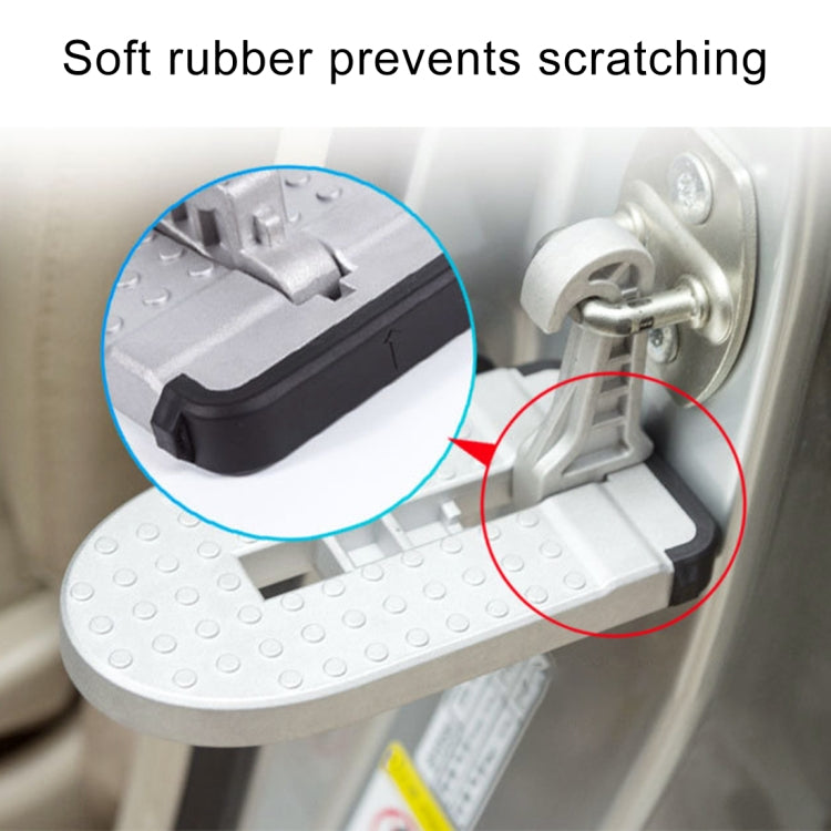 Multi-function Car Door Sill Step Pedals Pads (Silver) - free shipping - PMC TechLife - Order now!
