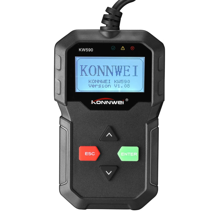KONNWEI KW590 Mini OBDII Car Auto Diagnostic Scan Tools Auto Scan Adapter Scan Tool (Can Only Detect 12V Gasoline Car)(Black) - Code Readers & Scan Tools by KONNWEI | Online Shopping South Africa | PMC Jewellery