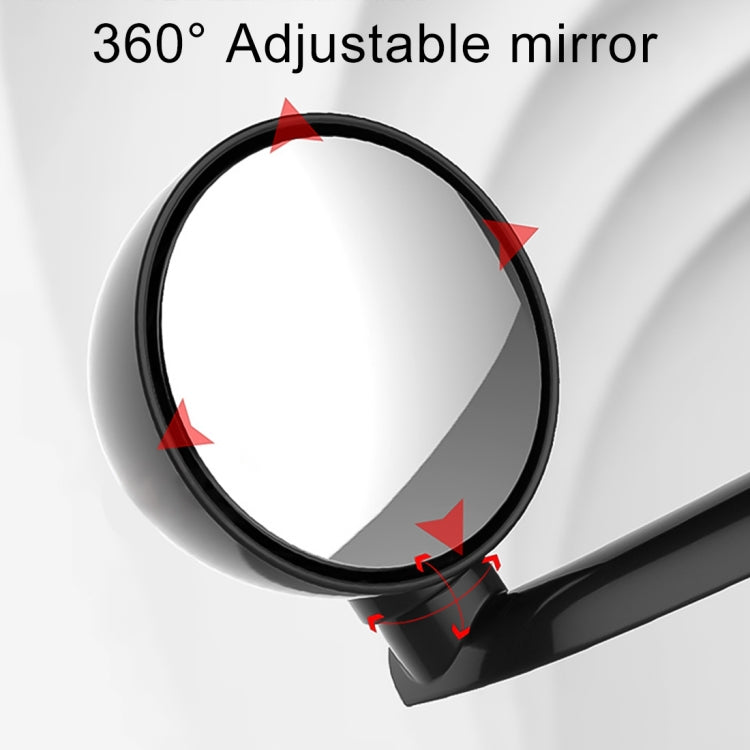 3R-094 Auxiliary Rear View Mirror Car Adjustable Blind Spot Mirror Wide Angle Auxiliary Rear View Side Mirror for Left Mirror(White) - Convex Mirror & Accessories by 3R | Online Shopping South Africa | PMC TechLife | Buy Now Pay Later Mobicred