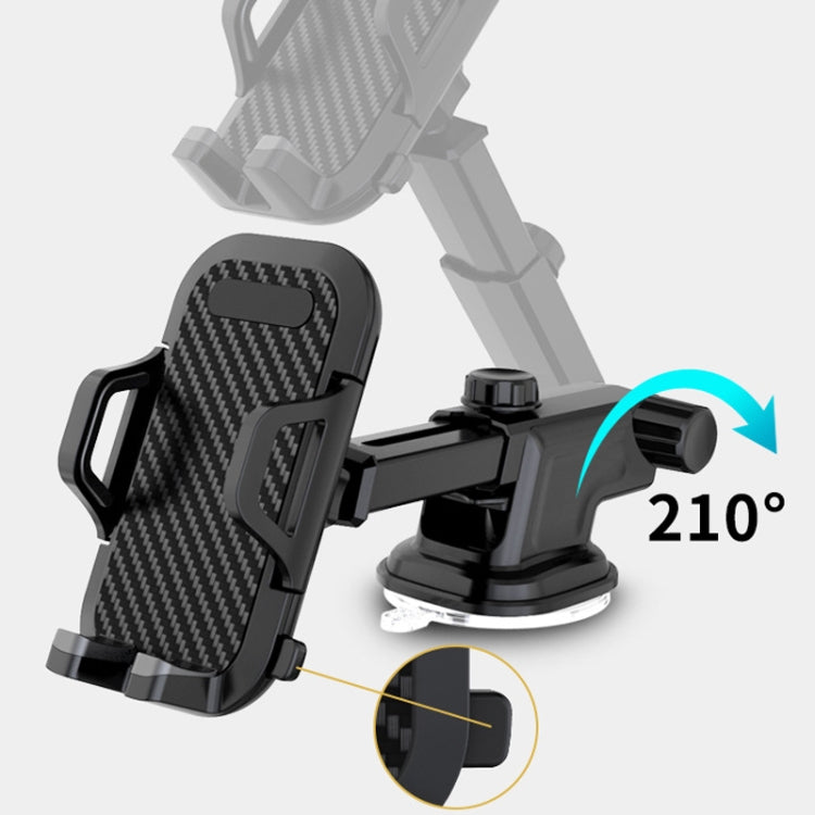 Multi-function Vehicle Navigation Frame Suction Cup Car Mount Phone Holder(Black) - Car Holders by PMC Jewellery | Online Shopping South Africa | PMC Jewellery