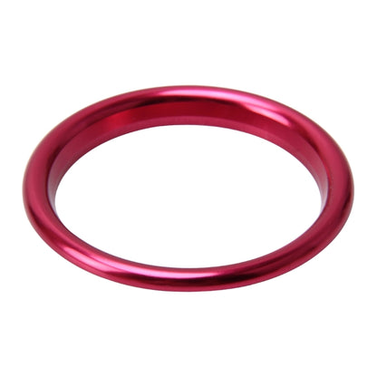 4 PCS Car Outlet Decorative Rings Aluminum Alloy Air Outlet Chrome Trim Ring Car Dashboard  Air Vents Cover Sticker Decoration for Audi A3(Magenta) - Decoration Rings by PMC Jewellery | Online Shopping South Africa | PMC Jewellery