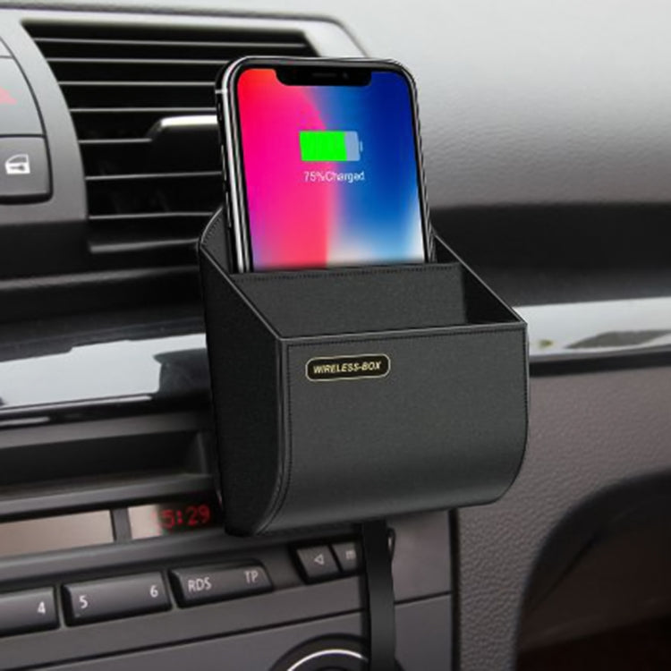 Multi-function Car Air Outlet Wireless Charger Storage Box - Stowing Tidying by PMC Jewellery | Online Shopping South Africa | PMC Jewellery