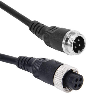 5m M12 4P Aviation Connector Video Audio Extend Cable for CCTV Camera DVR - DIY Cables by PMC Jewellery | Online Shopping South Africa | PMC Jewellery