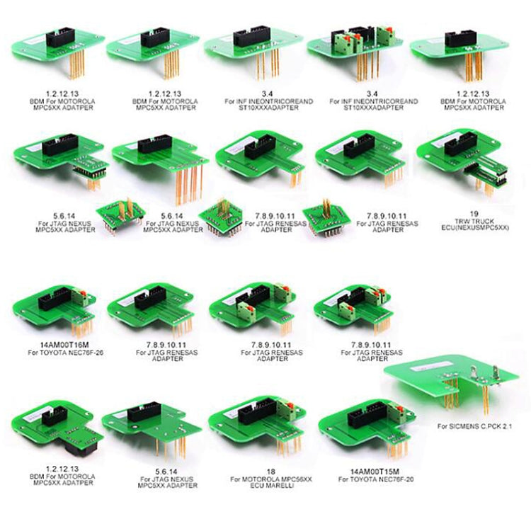 22 PCS Car For KTAG / KESS / KTM BDM Adapters Trasdata Set BDM Frame ECU RAMP Adapters - Code Readers & Scan Tools by PMC Jewellery | Online Shopping South Africa | PMC Jewellery | Buy Now Pay Later Mobicred