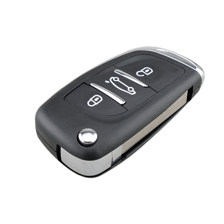 For PEUGEOT Car Keys Replacement 3 Buttons Car Key Case with Holder, without Grooved - Car Key Cases by PMC TechLife | Online Shopping South Africa | PMC TechLife