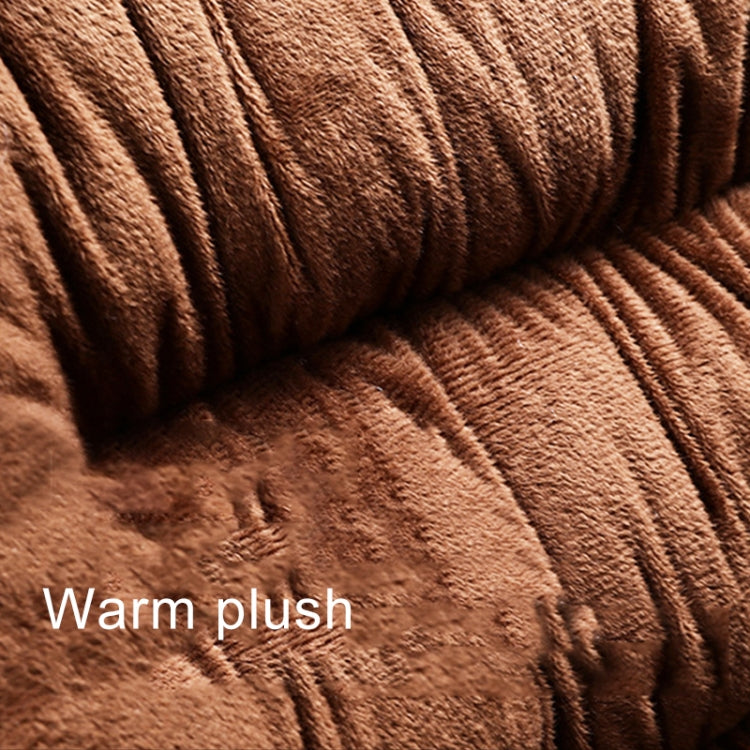 Car Thick Plush Seat Cushion Warmer Cover Winter Seat Mat (Coffee) - Seat Accessories by PMC Jewellery | Online Shopping South Africa | PMC Jewellery