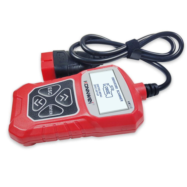 KONNWEI KW310 OBD Car Fault Detector Code Reader ELM327 OBD2 Scanner Diagnostic Tool(Red) - Code Readers & Scan Tools by KONNWEI | Online Shopping South Africa | PMC TechLife | Buy Now Pay Later Mobicred
