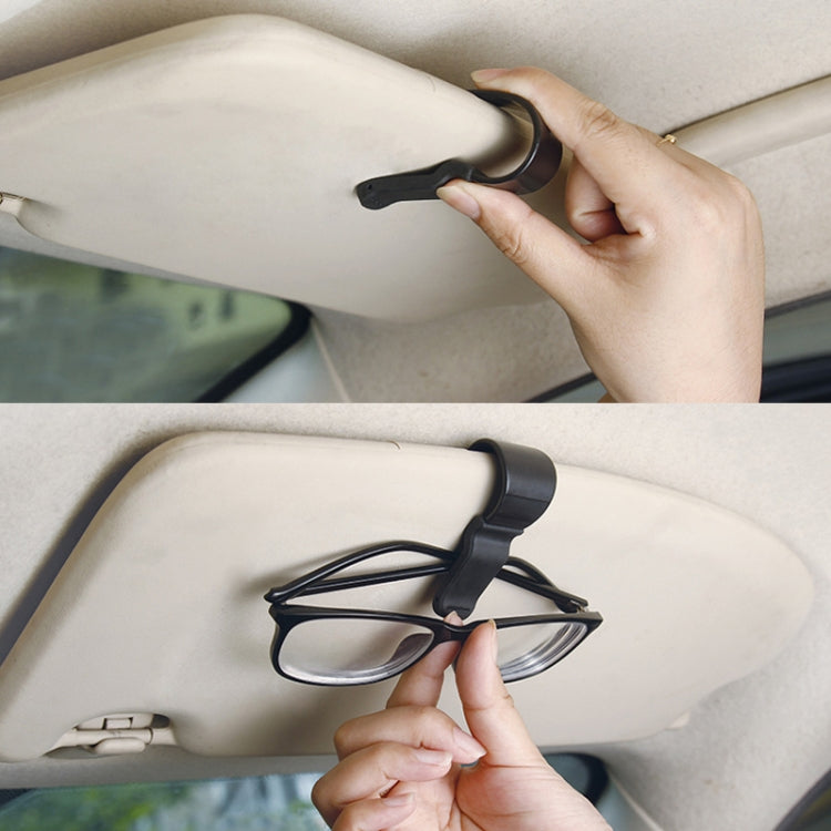 Multifunctional Car Glasses Mount Holder Card Bill Storage Clip(Red) - Sunglasses & Glasses Clips by PMC TechLife | Online Shopping South Africa | PMC TechLife