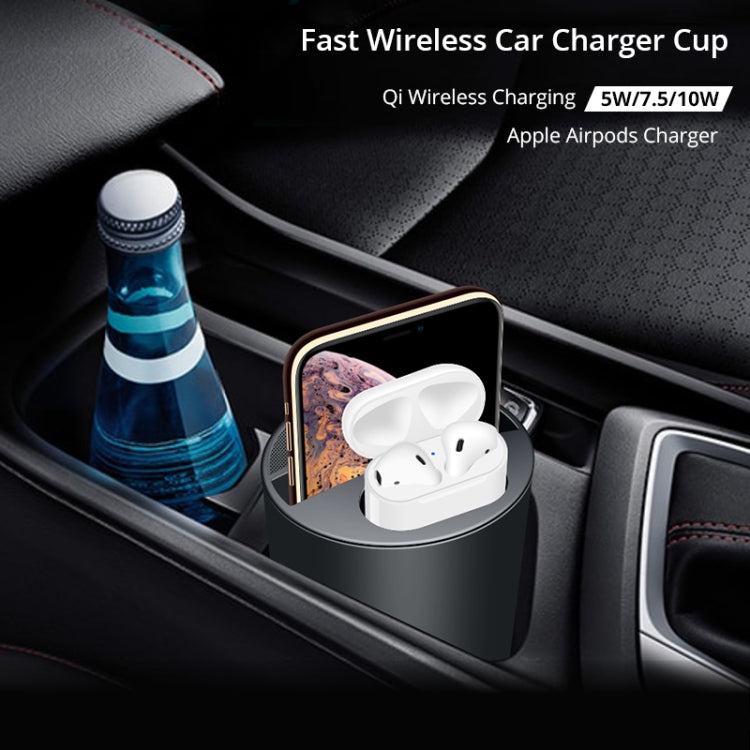 X9A Car QI Standard Charging Cup Wireless Fast Charger - Car Charger by PMC Jewellery | Online Shopping South Africa | PMC Jewellery