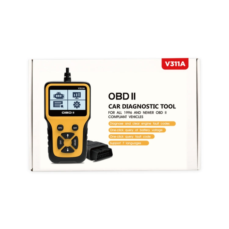V311A Car Handheld V1.1 OBD2 Fault Detector OBD2 Diagnostic Tool - Code Readers & Scan Tools by PMC TechLife | Online Shopping South Africa | PMC TechLife