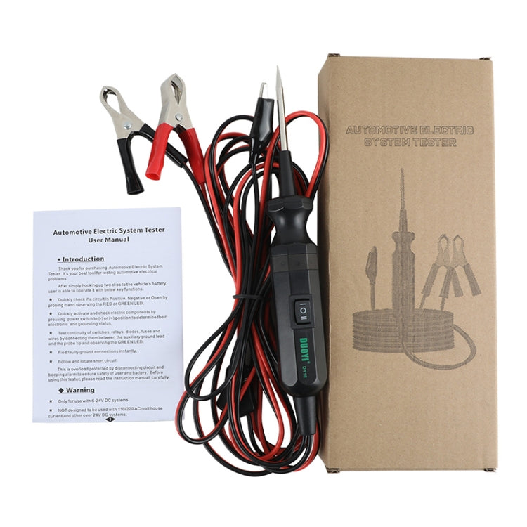 DUOYI DY18 Car Circuit Tester Probe Diagnostic Tool 12V 24V Current Voltmeter - Electronic Test by DUOYI | Online Shopping South Africa | PMC Jewellery | Buy Now Pay Later Mobicred