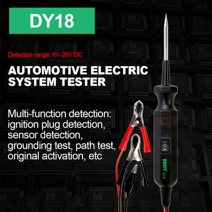 DUOYI DY18 Car Circuit Tester Probe Diagnostic Tool 12V 24V Current Voltmeter - Electronic Test by DUOYI | Online Shopping South Africa | PMC Jewellery | Buy Now Pay Later Mobicred