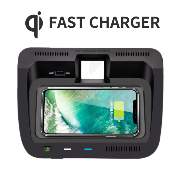 HFC-1062 Car Qi Standard Wireless Charger 10W Quick Charging for Toyota RAV4 2020-2021, Left Driving - Wireless Charging Pads by PMC Jewellery | Online Shopping South Africa | PMC Jewellery