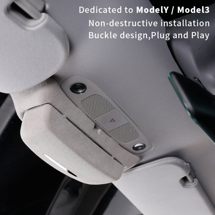 Car Ordinary Version Sunglasses Storage Box for Tesla Model Y - Sunglasses & Glasses Clips by PMC TechLife | Online Shopping South Africa | PMC TechLife