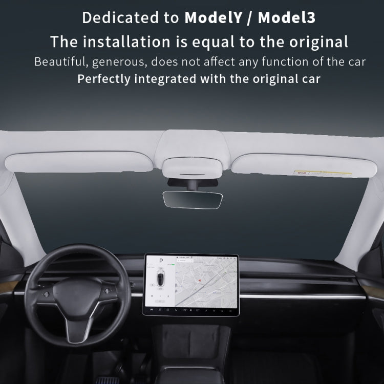 Car Ordinary Version Sunglasses Storage Box for Tesla Model Y - Sunglasses & Glasses Clips by PMC TechLife | Online Shopping South Africa | PMC TechLife
