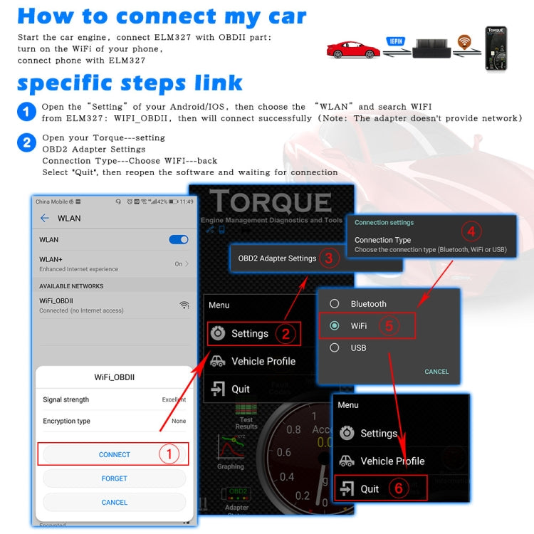 OBD2 WIFI Mini Car Detector Car Fault Diagnostic Tool - Code Readers & Scan Tools by PMC Jewellery | Online Shopping South Africa | PMC Jewellery