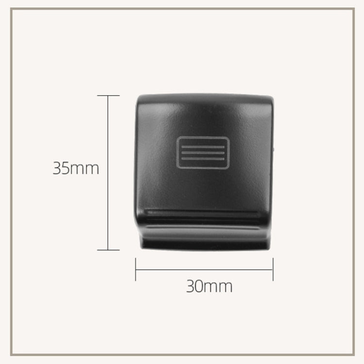 For Mercedes-Benz W221 2006-2013 Left Driving Car Sunroof Switch Button Dome Light Button(Grey) - Car Switches by PMC TechLife | Online Shopping South Africa | PMC TechLife