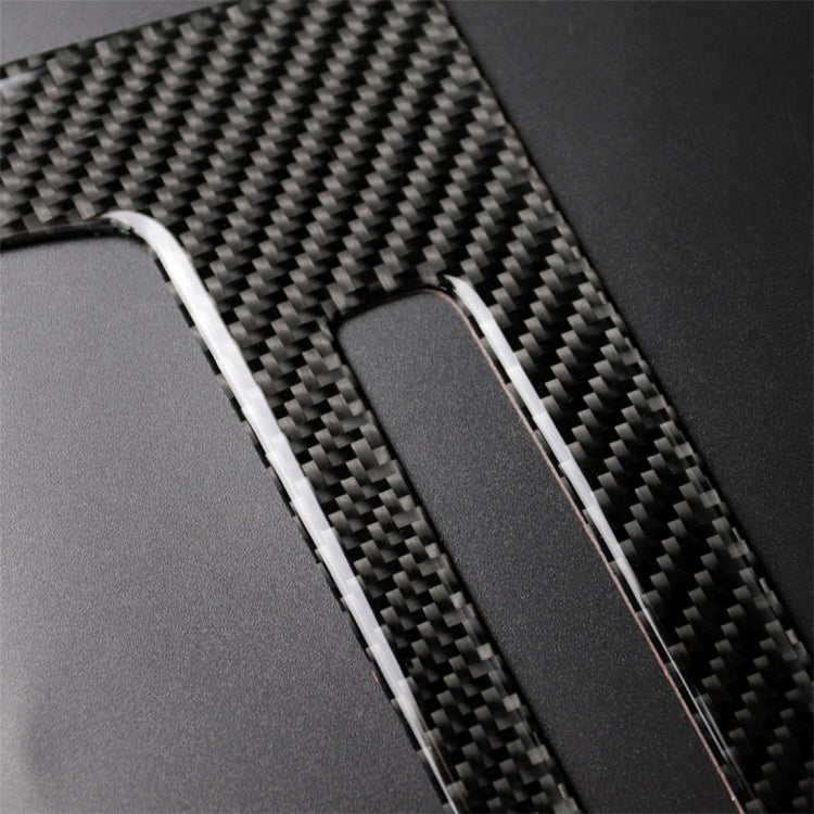 Carbon Fiber Car Central Control CD Panel Decorative Sticker for BMW E90 / E92 2005-2012, High Edition with Hole - Car Interior Mouldings by PMC Jewellery | Online Shopping South Africa | PMC Jewellery