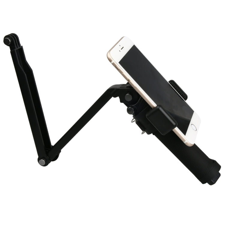 Mobile Phone Clip Holder for GoPro & SJCAM & Xiaoyi Handheld Selfie Monopod, Dig Clip Port Diameter: 2.6cm-3cm - Desktop Holder by PMC Jewellery | Online Shopping South Africa | PMC Jewellery