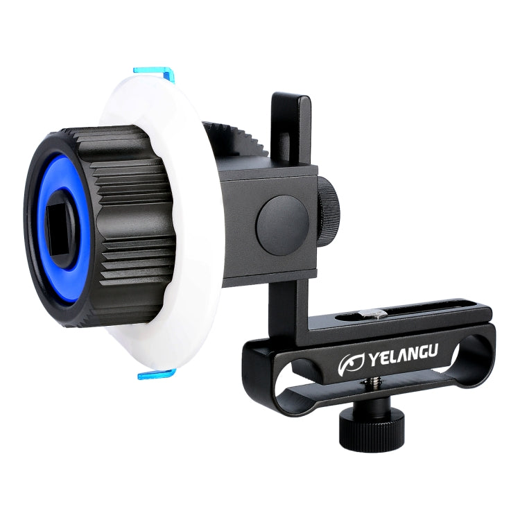 YELANGU F0 Camera Follow Focus with Gear Ring Belt for Canon / Nikon / Video Cameras / DSLR Cameras (Blue) - Follow Focus by YELANGU | Online Shopping South Africa | PMC Jewellery | Buy Now Pay Later Mobicred