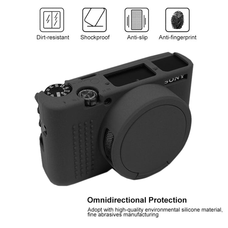 Soft Silicone Protective Case for Sony ZV-1 (Black) - Protective Case by PMC TechLife | Online Shopping South Africa | PMC TechLife