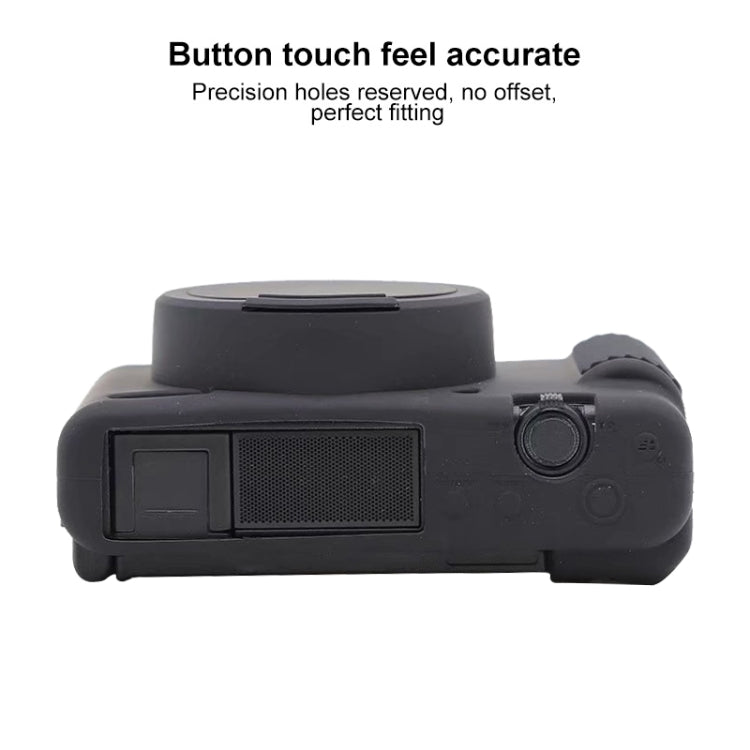 Soft Silicone Protective Case for Sony ZV-1 (Black) - Protective Case by PMC TechLife | Online Shopping South Africa | PMC TechLife