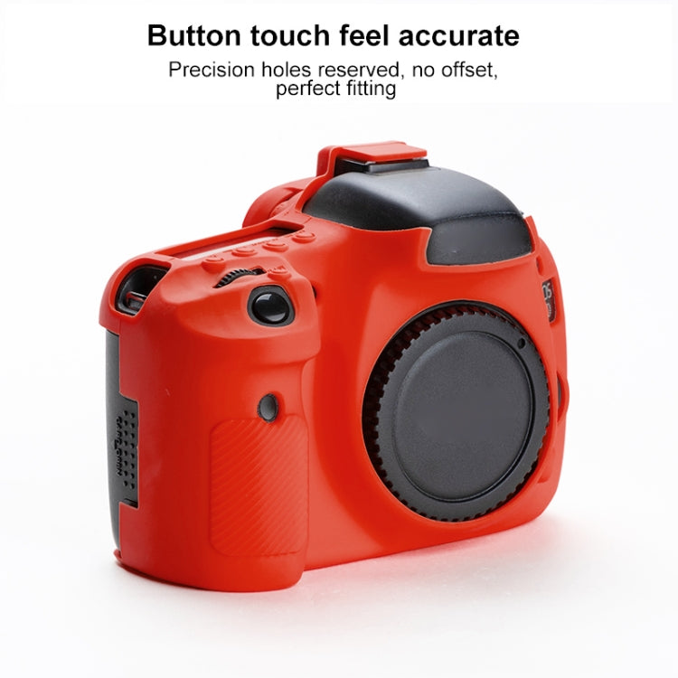 Soft Silicone Protective Case for Canon EOS 7D (Red) - Protective Case by PMC TechLife | Online Shopping South Africa | PMC TechLife
