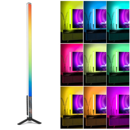 LUXCeO Mood1 85cm RGB Colorful Atmosphere Rhythm LED Stick Handheld Video Photo Fill Light with Tripod -  by LUXCeO | Online Shopping South Africa | PMC Jewellery