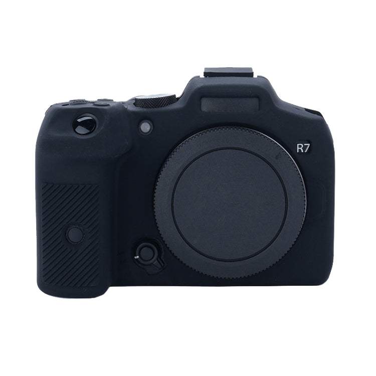 For Canon EOS R7 Soft Silicone Protective Case (Black) - Protective Case by PMC TechLife | Online Shopping South Africa | PMC TechLife | Buy Now Pay Later Mobicred