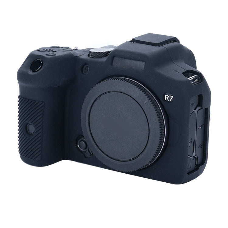 For Canon EOS R7 Soft Silicone Protective Case (Black) - Protective Case by PMC TechLife | Online Shopping South Africa | PMC TechLife | Buy Now Pay Later Mobicred