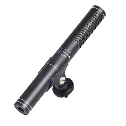 YELANGU YLG1401A Double Back Pole Professional Condenser Shotgun Microphone for DSLR & DV Camcorder(Black) - Camera Microphone by YELANGU | Online Shopping South Africa | PMC Jewellery | Buy Now Pay Later Mobicred