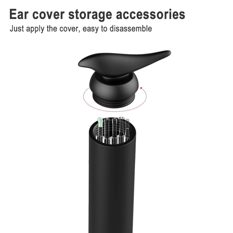 T1 Portable Smart Visual Earpick Earwax Removal Tool (Black) - Ear Care Tools by PMC TechLife | Online Shopping South Africa | PMC TechLife