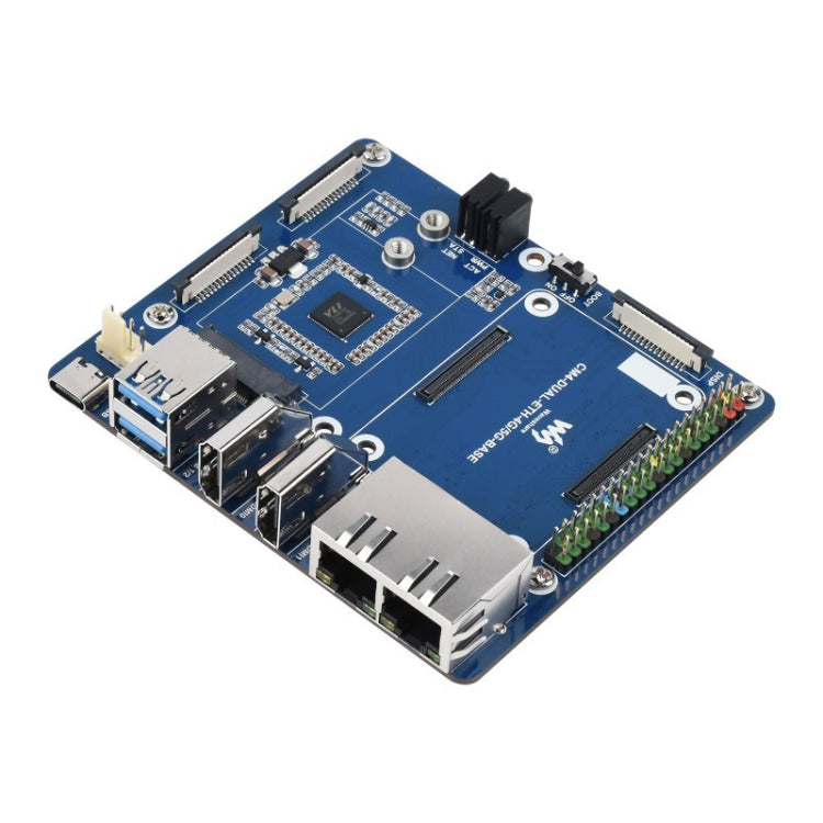 Waveshare Dual Gigabit Ethernet 5G / 4G Base Board for Raspberry Pi CM4 - free shipping - PMC TechLife - Order now!