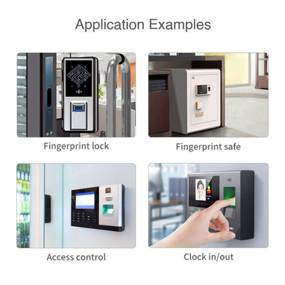 Waveshare UART Rectangle-shaped All-in-One Capacitive Fingerprint Sensor (E), Cortex Processor - Modules Expansions Accessories by WAVESHARE | Online Shopping South Africa | PMC Jewellery | Buy Now Pay Later Mobicred