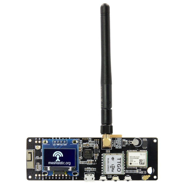 TTGO Meshtastic T-Beam V1.1 ESP32 923MHz OLED WiFi Bluetooth GPS NEO-6M SMA 18650 Battery Holder - Module by TTGO | Online Shopping South Africa | PMC Jewellery | Buy Now Pay Later Mobicred