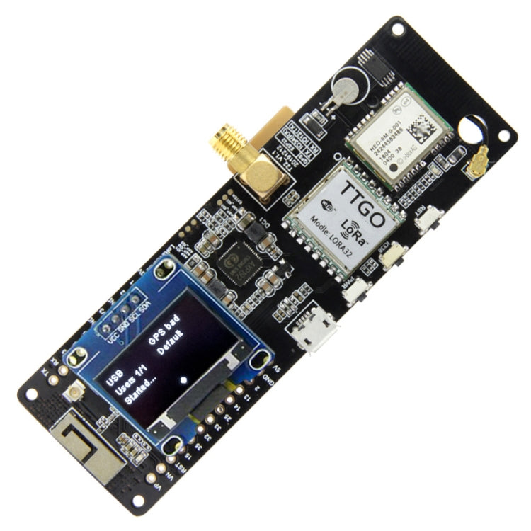 TTGO Meshtastic T-Beam V1.1 ESP32 923MHz OLED WiFi Bluetooth GPS NEO-6M SMA 18650 Battery Holder - Module by TTGO | Online Shopping South Africa | PMC Jewellery | Buy Now Pay Later Mobicred