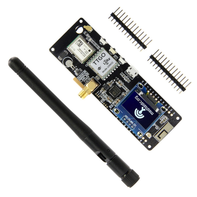 TTGO Meshtastic T-Beam V1.1 ESP32 923MHz OLED WiFi Bluetooth GPS NEO-6M SMA 18650 Battery Holder - Module by TTGO | Online Shopping South Africa | PMC Jewellery | Buy Now Pay Later Mobicred