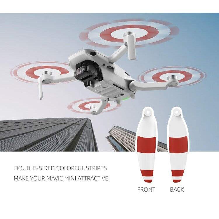 8PCS/Set Sunnylife 4726F Low Noise Quick-release Wing Propellers for DJI Mavic Mini 1(Gold) - free shipping - PMC TechLife - Order now!