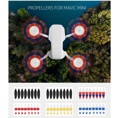 8 PCS/Set Sunnylife 4726F Low Noise Quick-release Wing Propellers for DJI Mini SE / Mini 2 / Mini 2 SE(Gold) - DIY Propeller by Sunnylife | Online Shopping South Africa | PMC Jewellery | Buy Now Pay Later Mobicred