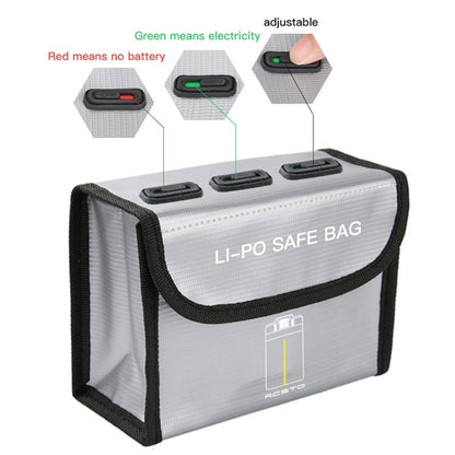 RCSTQ for FIMI X8 Mini Drone Battery Li-Po Safe Explosion-proof Storage Bag(Silver) -  by RCSTQ | Online Shopping South Africa | PMC Jewellery